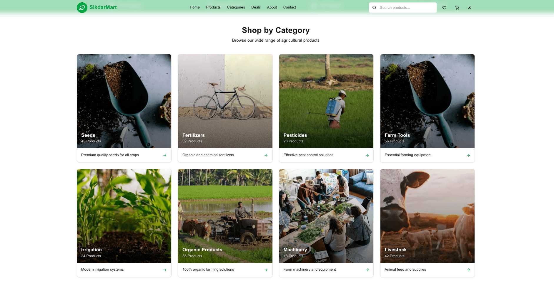 SikdarMart – Agricultural E-Commerce Platform