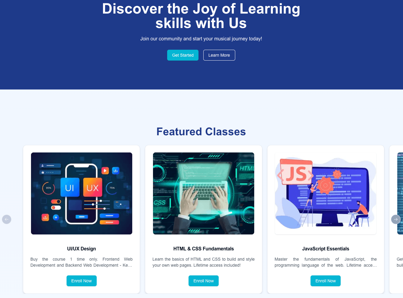 SkillUp – EdTech Course Platform